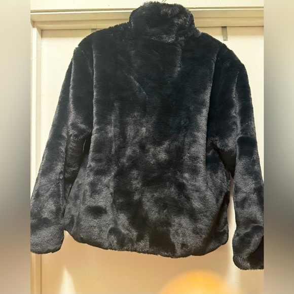 Used Nike NSW Plush Faux Fur Jacket - Picture 2 of 7